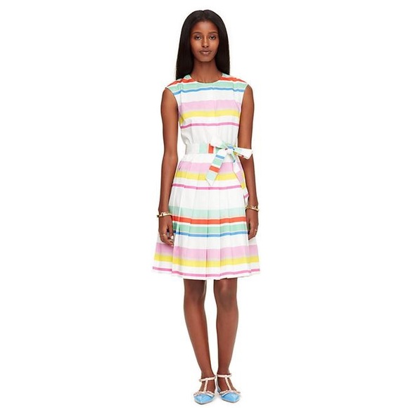 kate spade Dresses & Skirts - Kate Spade ♠️ Sweet Candy Stripe Dress